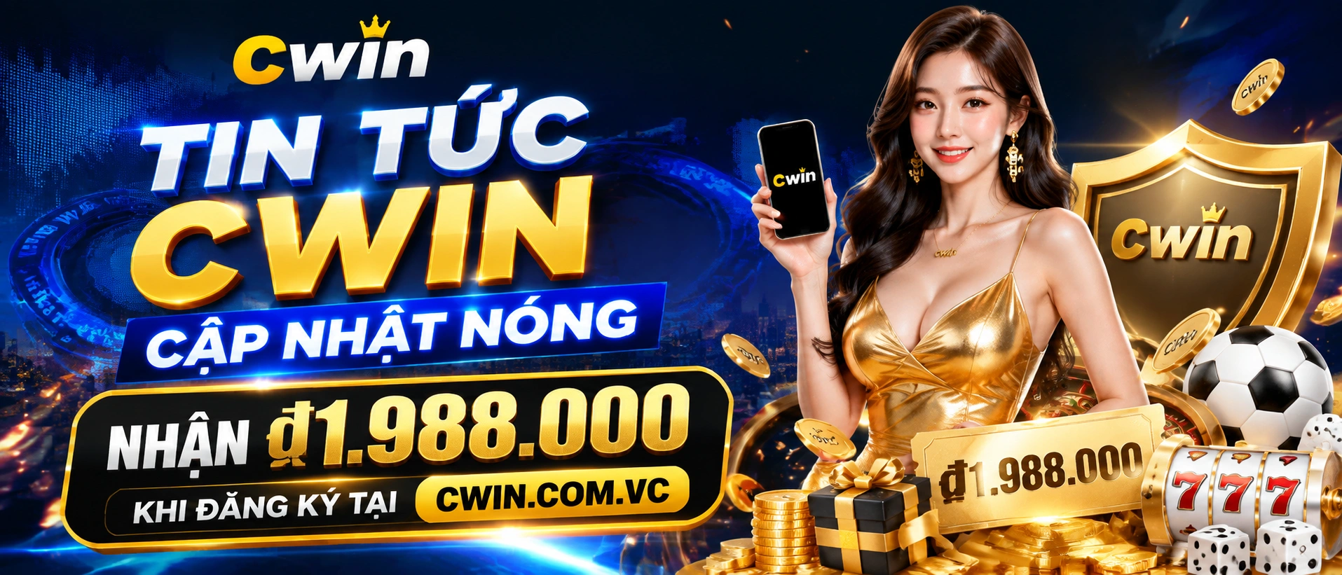 Tin tức CWIN với giao diện cập nhật mới nhất