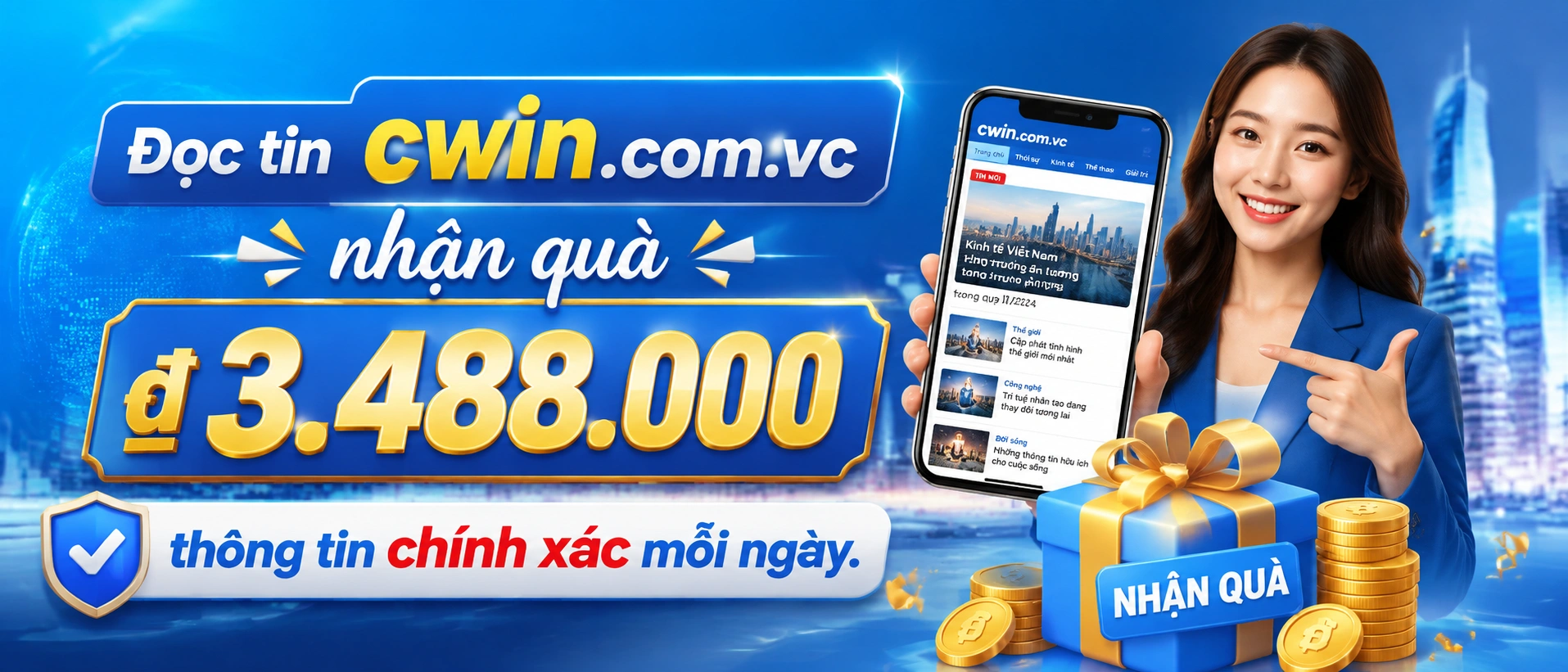 Khu vực tin mới và cập nhật CWIN